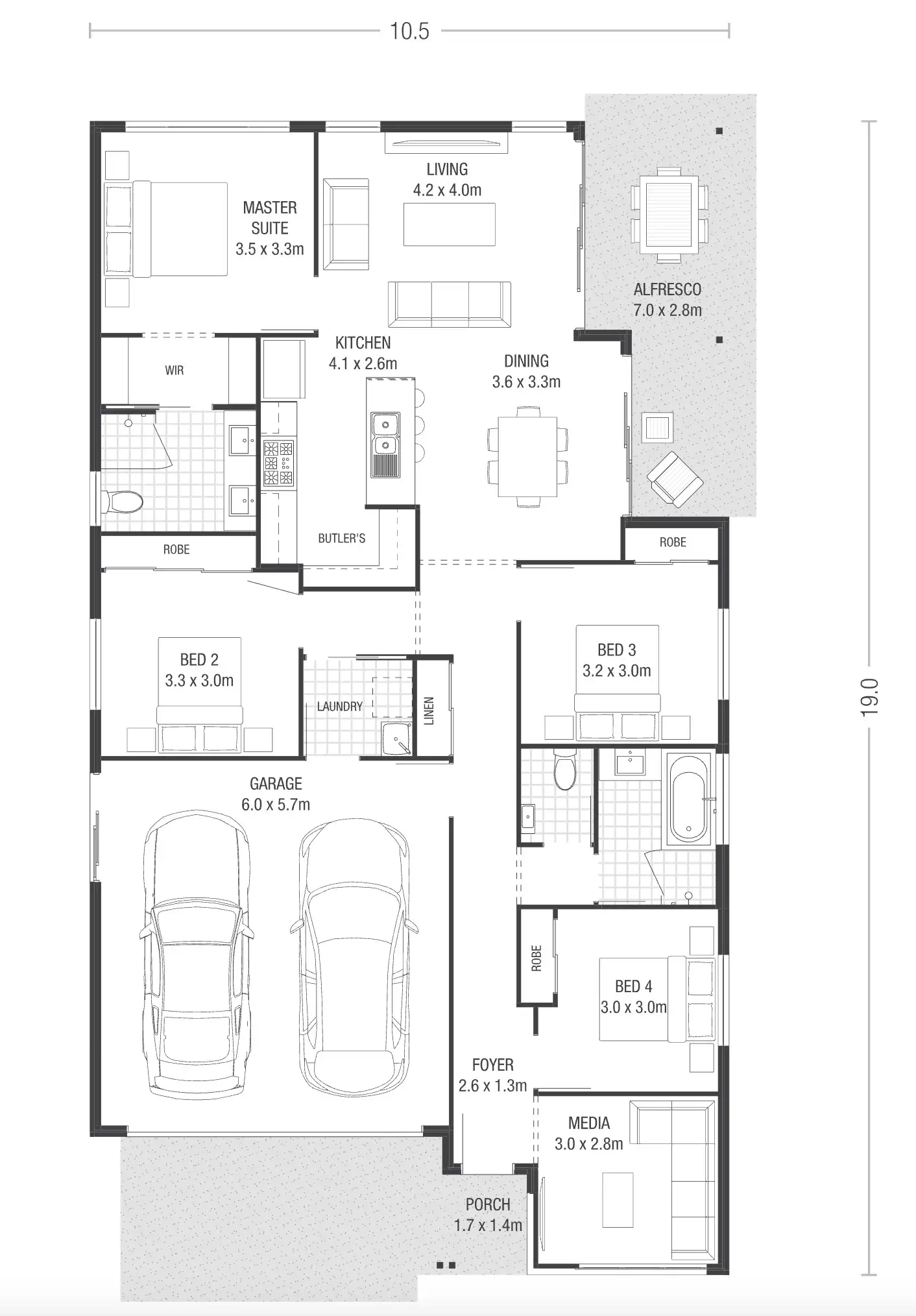 Floorplan of Homely house listing, Address available on request