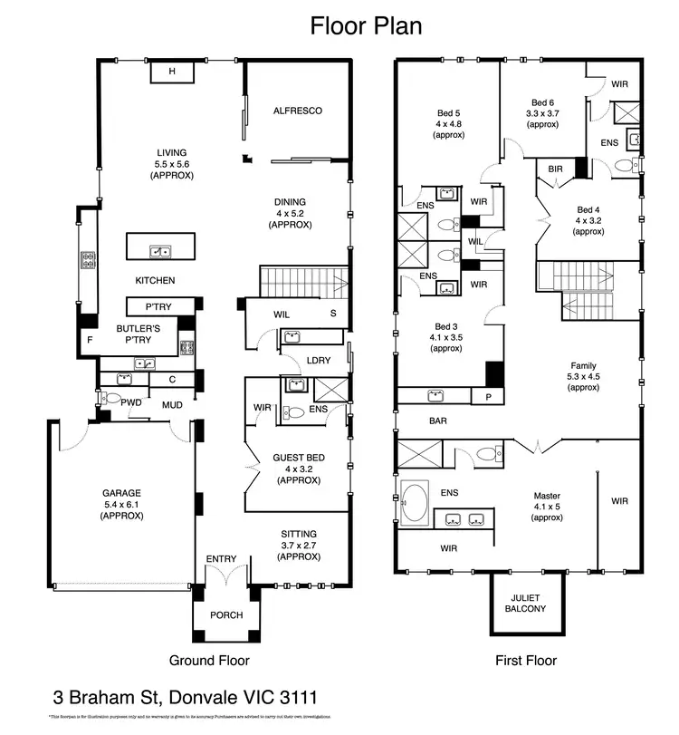 Floorplan of Homely house listing, 3 Braham Street, Donvale VIC 3111