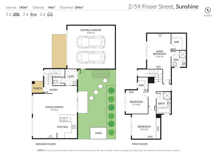 Floorplan of Homely house listing, 2/59 Fraser Street, Sunshine VIC 3020