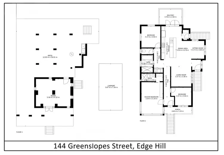 Floorplan of Homely house listing, 144 Greenslopes Street, Edge Hill QLD 4870