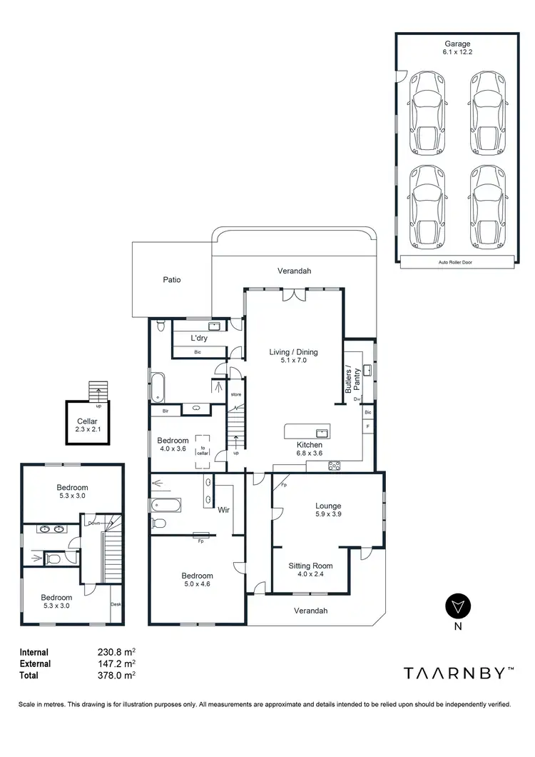Floorplan of Homely house listing, 13 Edward Street, Evandale SA 5069
