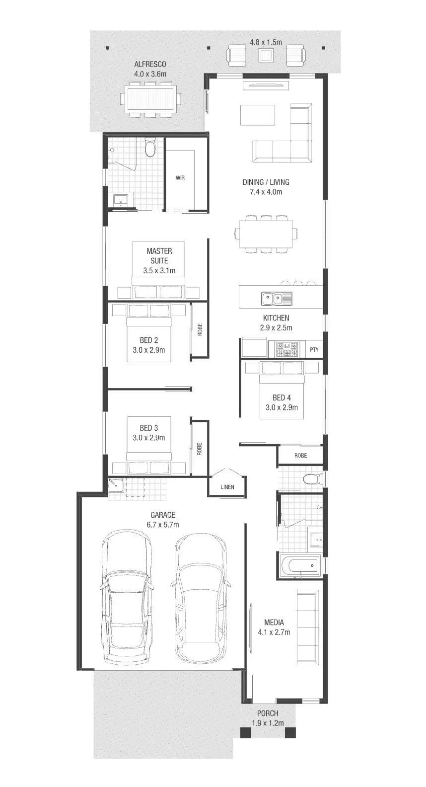 Floorplan of Homely house listing, Address available on request