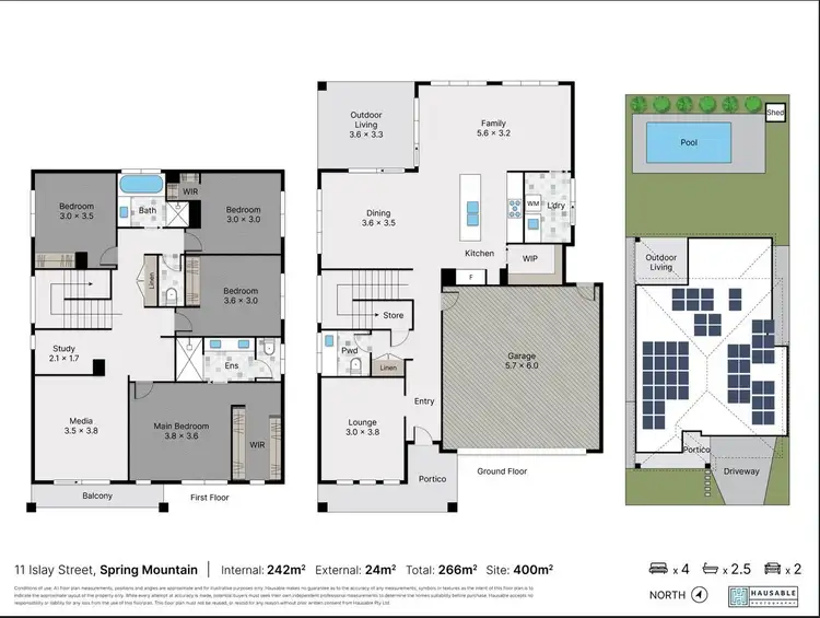Floorplan of Homely house listing, 11 Islay Street, Spring Mountain QLD 4300