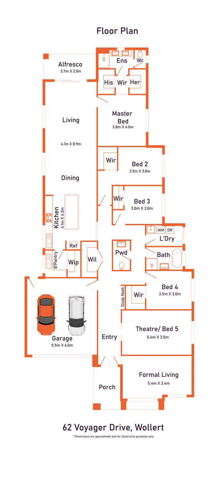 Floorplan of Homely house listing, 62 Voyager Drive, Wollert VIC 3750