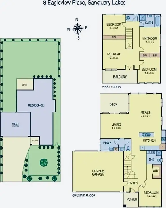 Floorplan of Homely house listing, 8 EAGLEVIEW PLACE, Point Cook VIC 3030