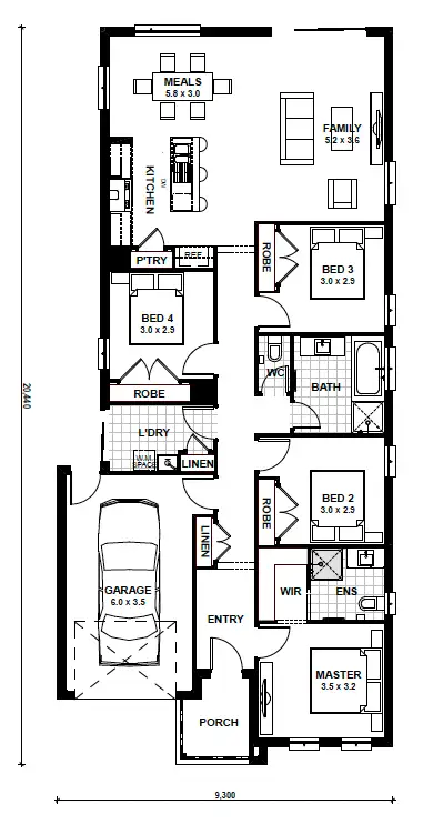 Floorplan of Homely house listing, Lot 1514 Tobruk Drive, Officer VIC 3809