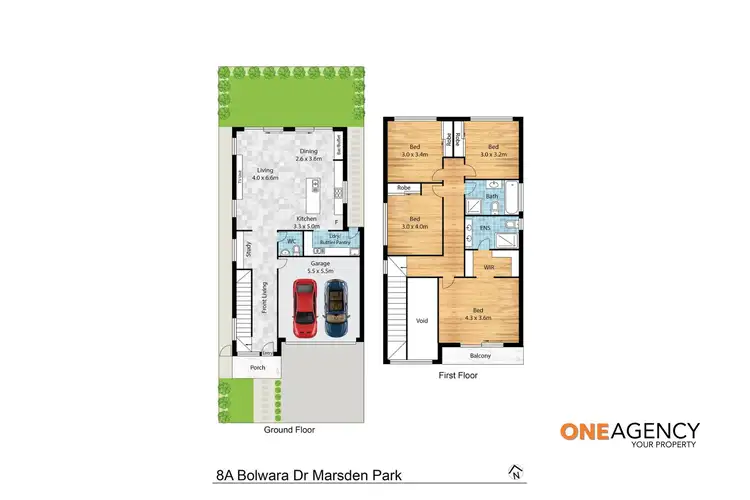 Floorplan of Homely house listing, 8A Bolwarra Drive, Marsden Park NSW 2765