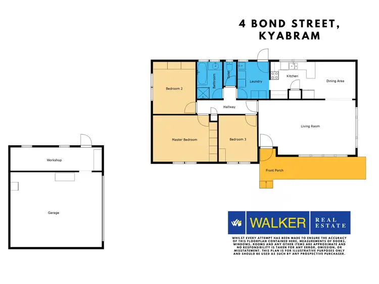 Floorplan of Homely house listing, 4 Bond Street, Kyabram VIC 3620