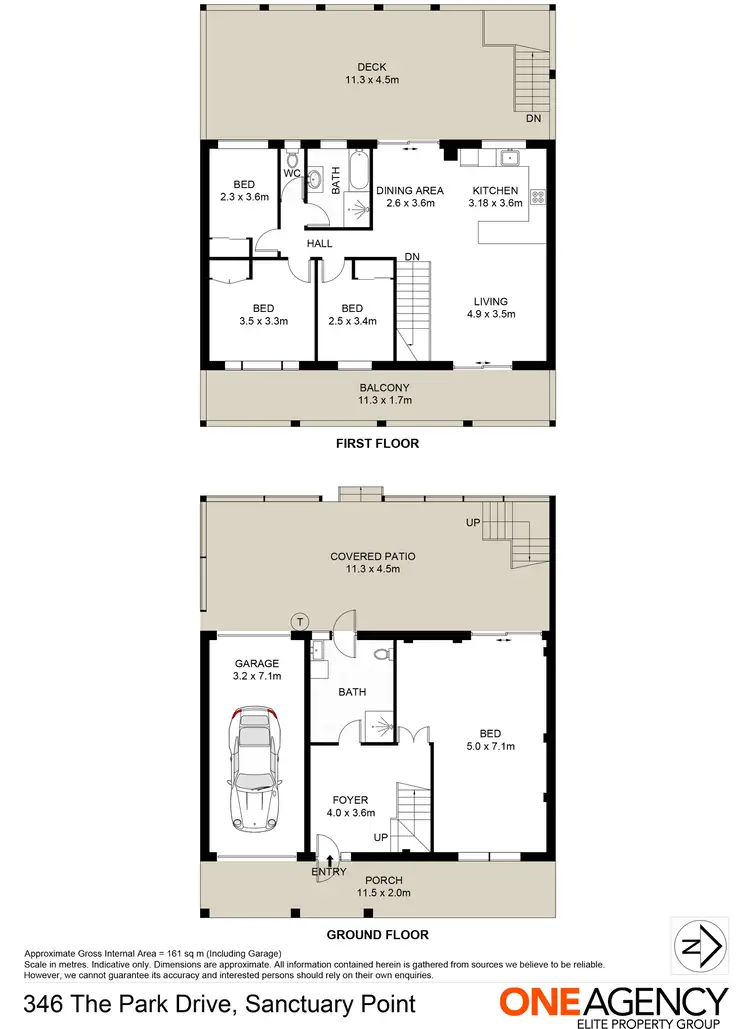 Floorplan of Homely house listing, 346 The Park Drive, Sanctuary Point NSW 2540
