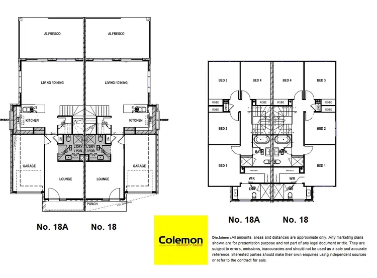Floorplan of Homely semi-detached listing, 18 Marden St, Georges Hall NSW 2198