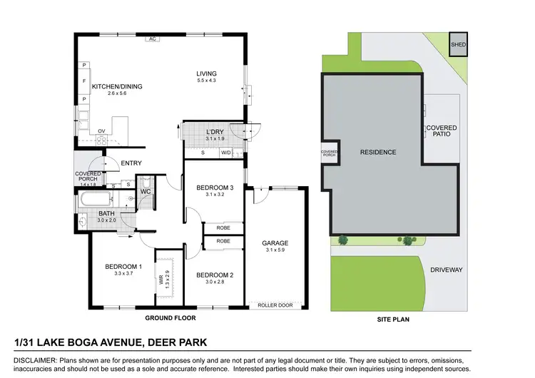Floorplan of Homely house listing, 31A Lake Boga Avenue, Deer Park VIC 3023