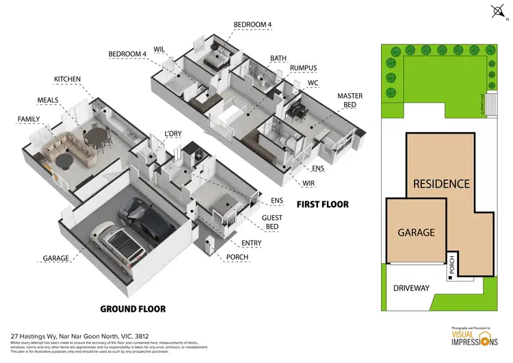 Floorplan of Homely house listing, 27 Hastings Way, Nar Nar Goon North VIC 3812