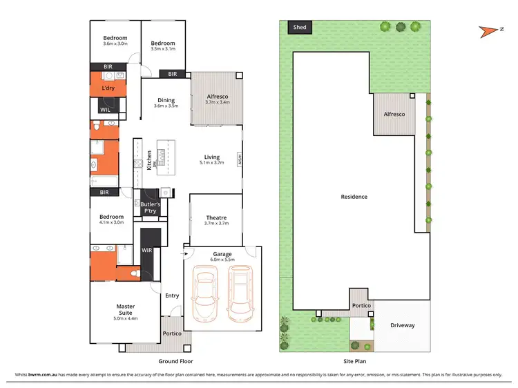 Floorplan of Homely house listing, 13 Blossom Avenue, Mount Duneed VIC 3217