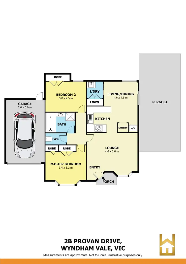 Floorplan of Homely house listing, 2B Provan Drive, Wyndham Vale VIC 3024
