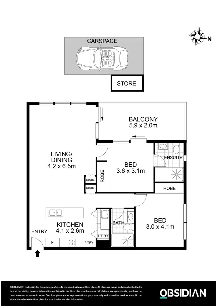 Floorplan of Homely apartment listing, 1001/139 Herring Road, Macquarie Park NSW 2113