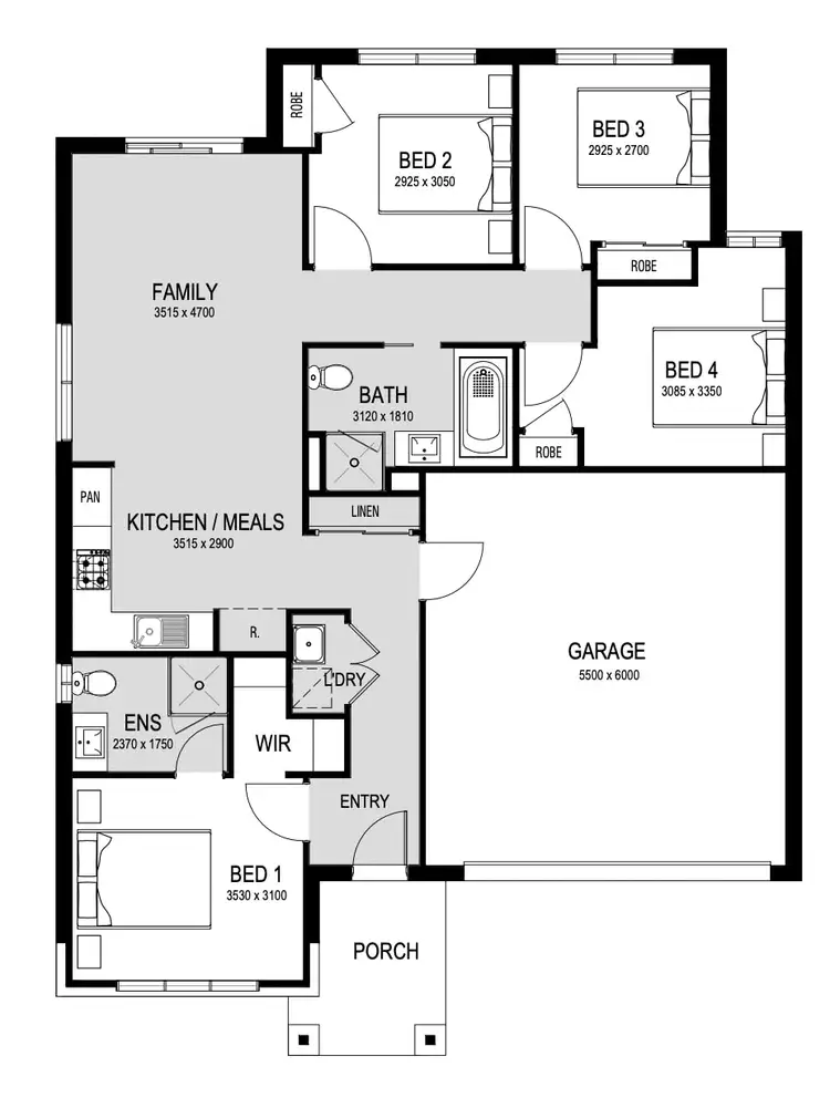 Floorplan of Homely house listing, Lot 4060 Gazebo Street, Pakenham VIC 3810