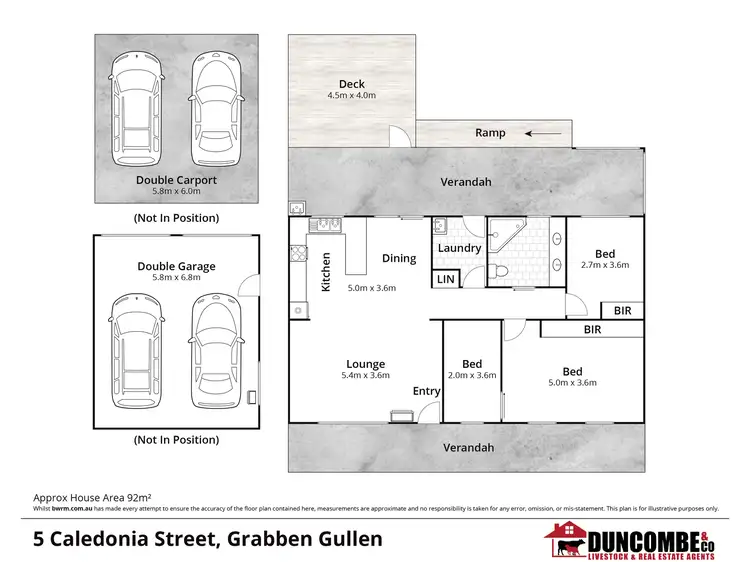 Floorplan of Homely house listing, 5 Caledonia Street, Grabben Gullen via, Crookwell NSW 2583