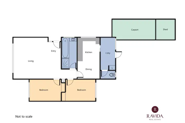 Floorplan of Homely townhouse listing, 1/34 Clark Street, Wangaratta VIC 3677