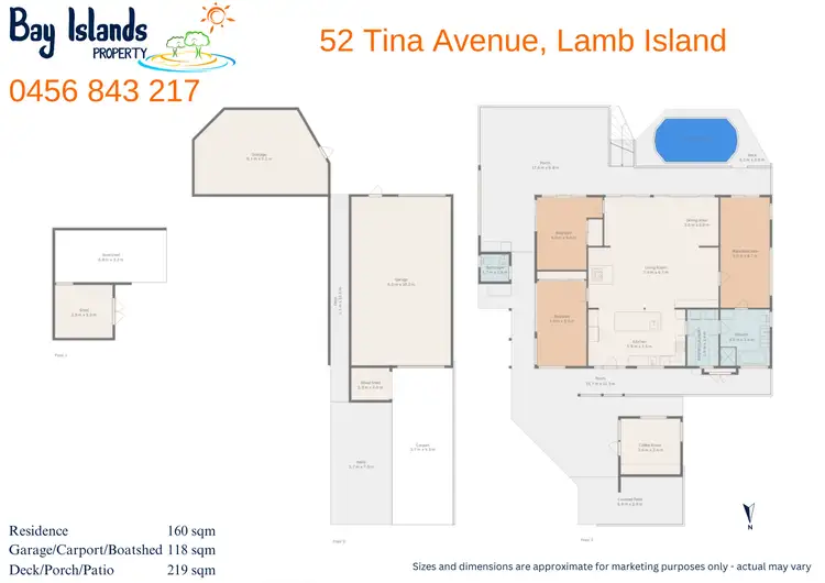 Floorplan of Homely house listing, 52 Tina Avenue, Lamb Island QLD 4184