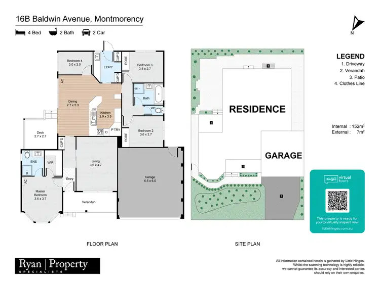 Floorplan of Homely house listing, 16B Baldwin Avenue, Montmorency VIC 3094