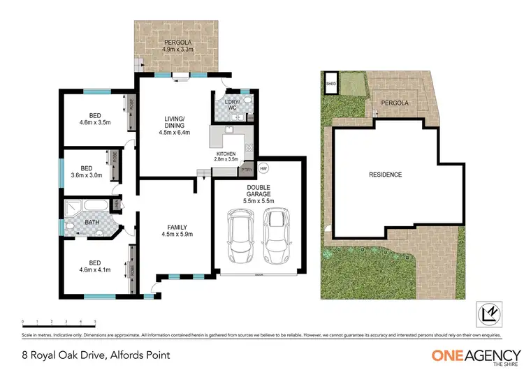 Floorplan of Homely house listing, 8 Royal Oak Drive, Alfords Point NSW 2234
