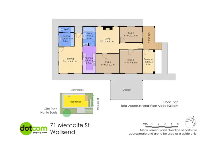 Floorplan of Homely house listing, 71 Metcalfe Street, Wallsend NSW 2287