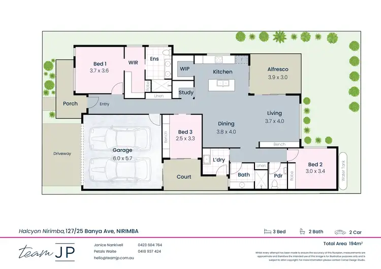 Floorplan of Homely retirement listing, 127/25 Banya Avenue, Nirimba QLD 4551