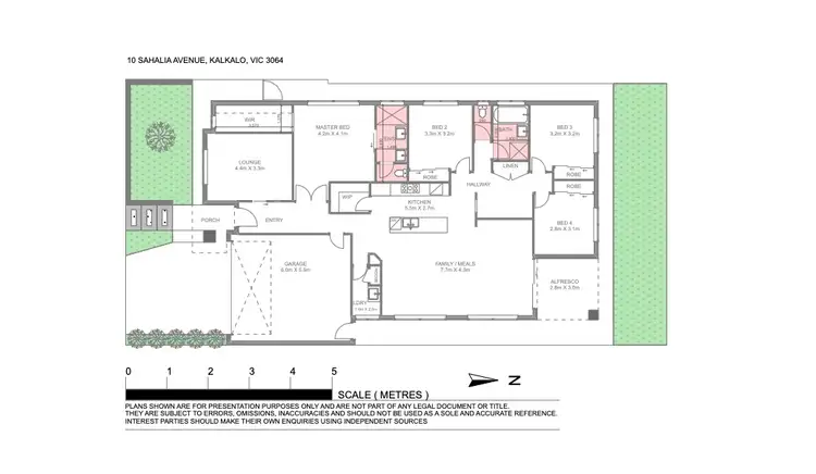Floorplan of Homely house listing, 10 Sahlia Avenue, Kalkallo VIC 3064