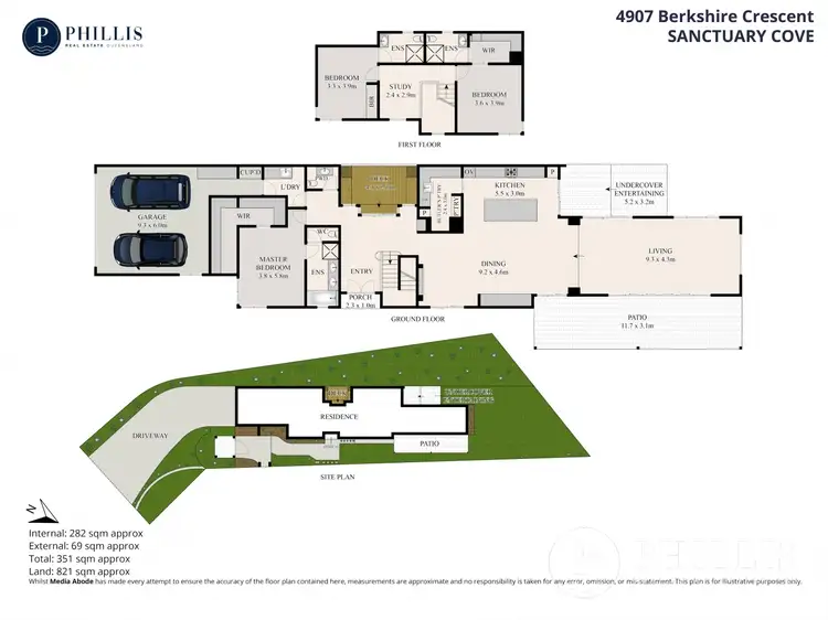 Floorplan of Homely house listing, 4907 Berkshire Crescent, Sanctuary Cove QLD 4212