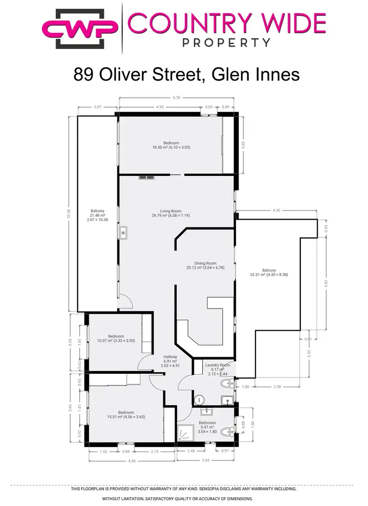 Floorplan of Homely house listing, 89 Oliver Street, Glen Innes NSW 2370