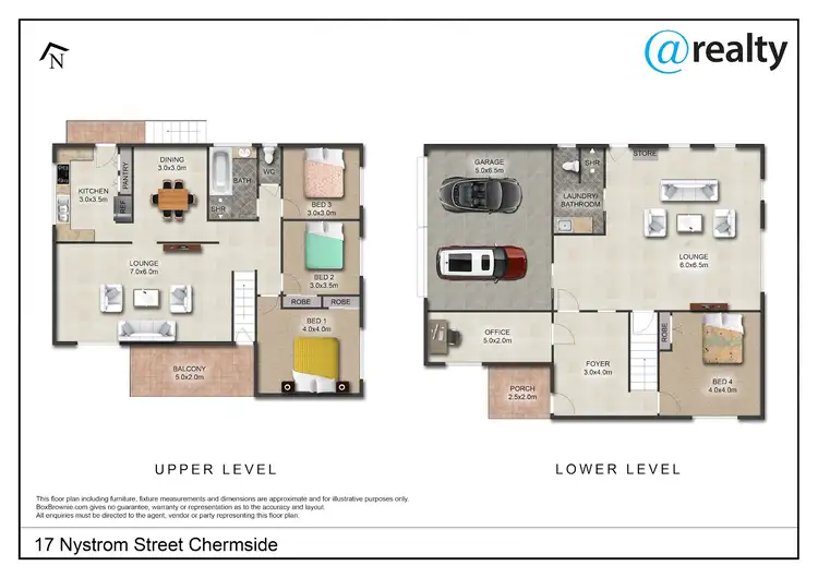 Floorplan of Homely house listing, 17 Nystrom Street, Chermside QLD 4032