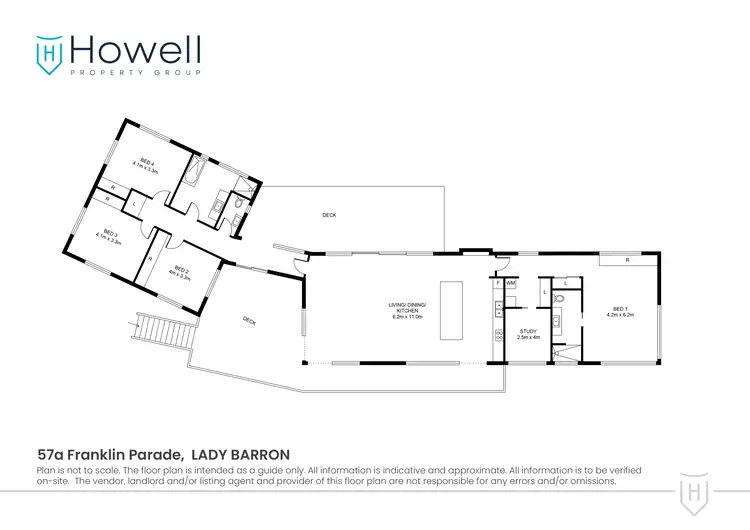 Floorplan of Homely house listing, 57A Franklin Parade, Lady Barron TAS 7255