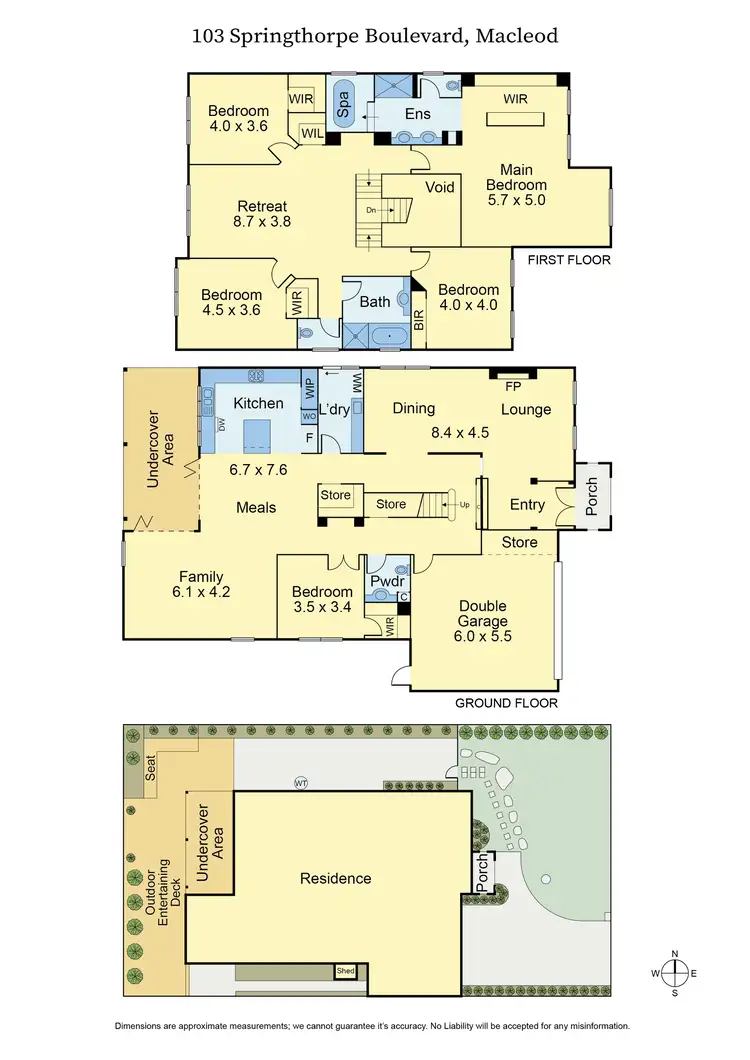 Floorplan of Homely house listing, 103 Springthorpe Boulevard, Macleod VIC 3085