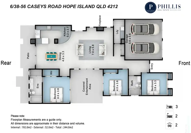 Floorplan of Homely house listing, 6/38-56 Caseys Road, Hope Island QLD 4212