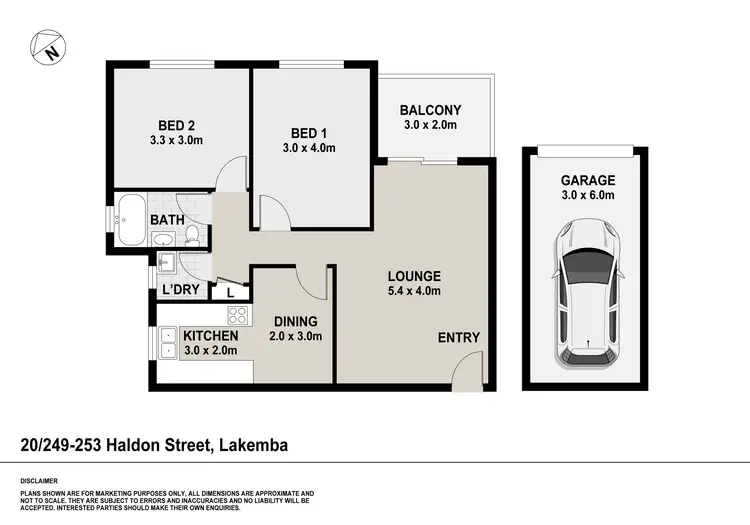 Floorplan of Homely unit listing, 20/249-253 Haldon Street, Lakemba NSW 2195