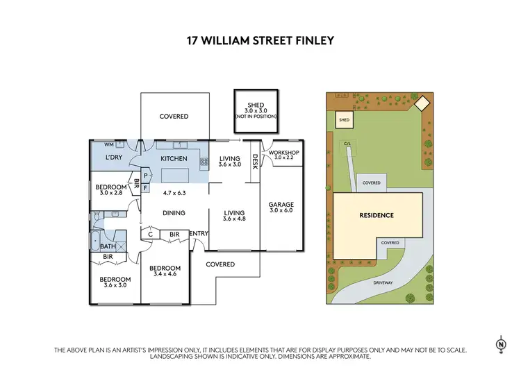 Floorplan of Homely house listing, 17 William Street, Finley NSW 2713