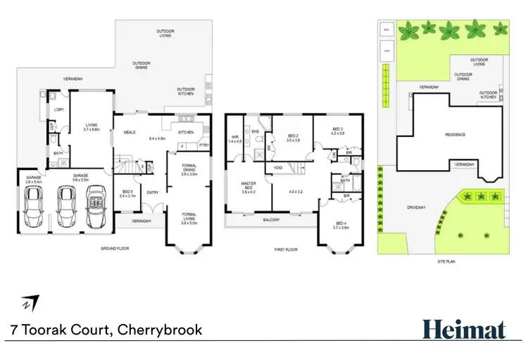 Floorplan of Homely house listing, 7 Toorak Court, Cherrybrook NSW 2126