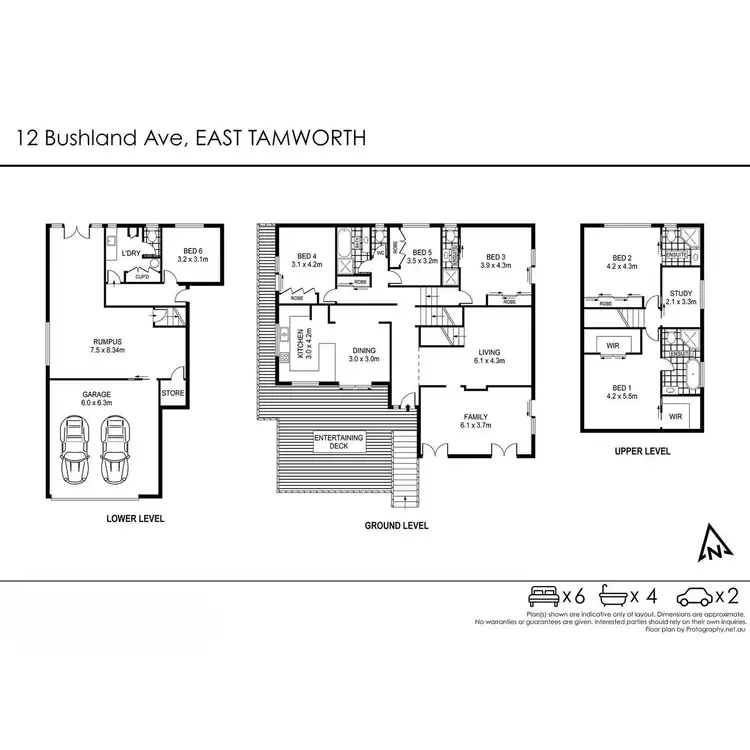 Floorplan of Homely house listing, 12 Bushland Avenue, Tamworth NSW 2340