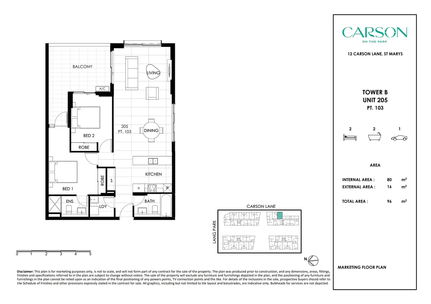 Floorplan of Homely apartment listing, B205/12 Carson Lane, St Marys NSW 2760