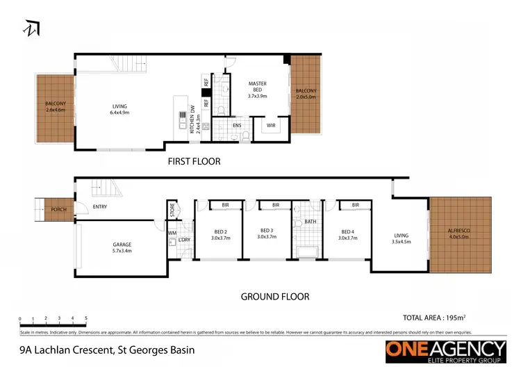 Floorplan of Homely townhouse listing, 9A Lachlan Crescent, St Georges Basin NSW 2540