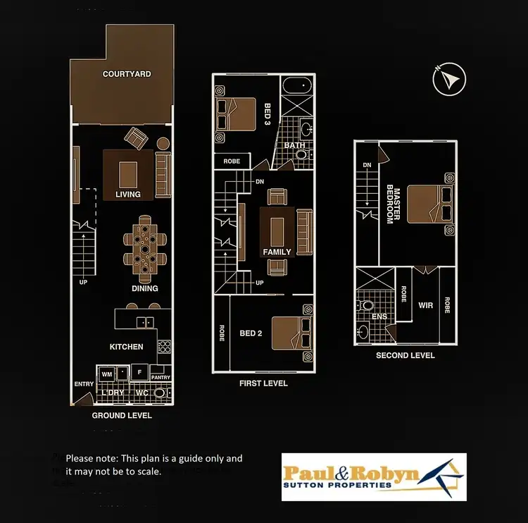 Floorplan of Homely townhouse listing, 74 John Gorton Drive, Coombs ACT 2611