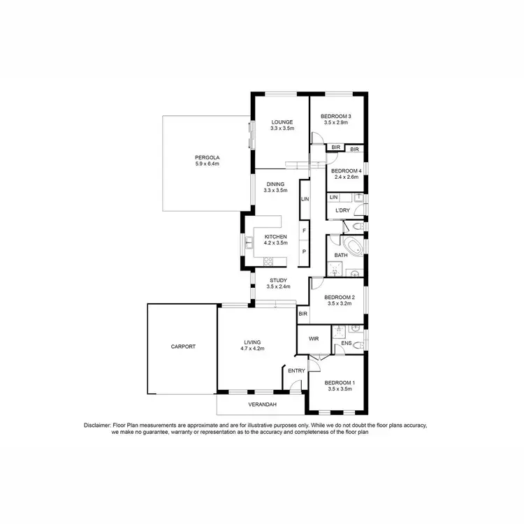 Floorplan of Homely house listing, 12 SHAUGHNESSY COURT, Mount Gambier SA 5290