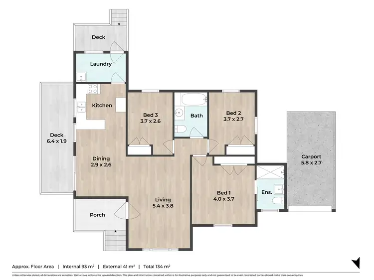 Floorplan of Homely house listing, 8 Cyclamen Street, Inala QLD 4077