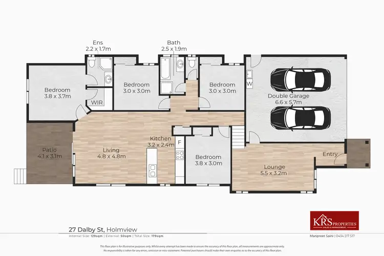 Floorplan of Homely house listing, 27 Dalby Street, Holmview QLD 4207