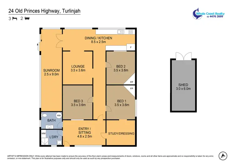 Floorplan of Homely house listing, 24 Old Princes Highway, Turlinjah NSW 2537