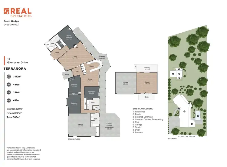 Floorplan of Homely house listing, 13 Glenbrae Drive, Terranora NSW 2486