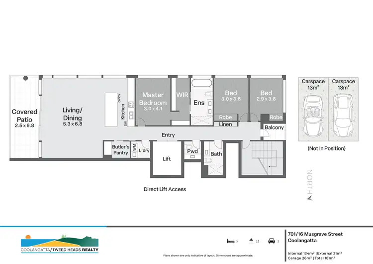 Floorplan of Homely apartment listing, 701/16 Musgrave Street, Coolangatta QLD 4225