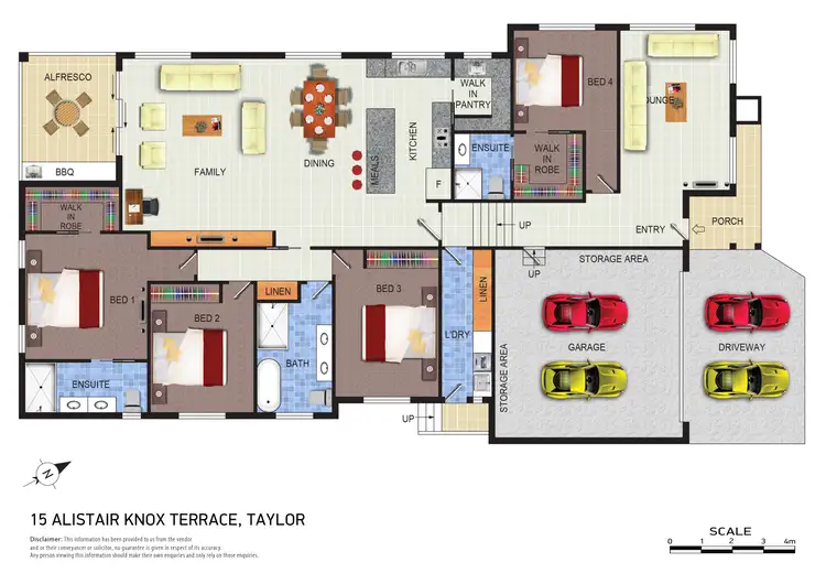 Floorplan of Homely house listing, 15 Alistair Knox Terrace, Taylor ACT 2913