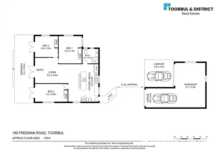 Floorplan of Homely house listing, 190 Freeman Road, Toorbul QLD 4510