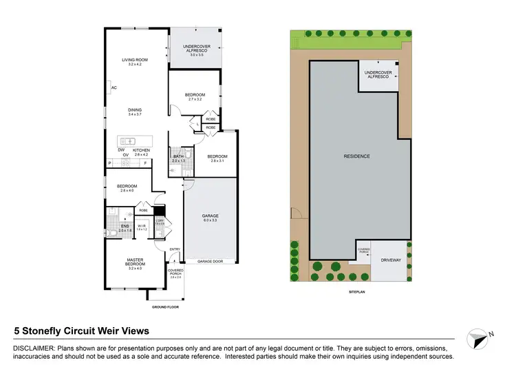 Floorplan of Homely house listing, 5 Stonefly Circuit, Weir Views VIC 3338